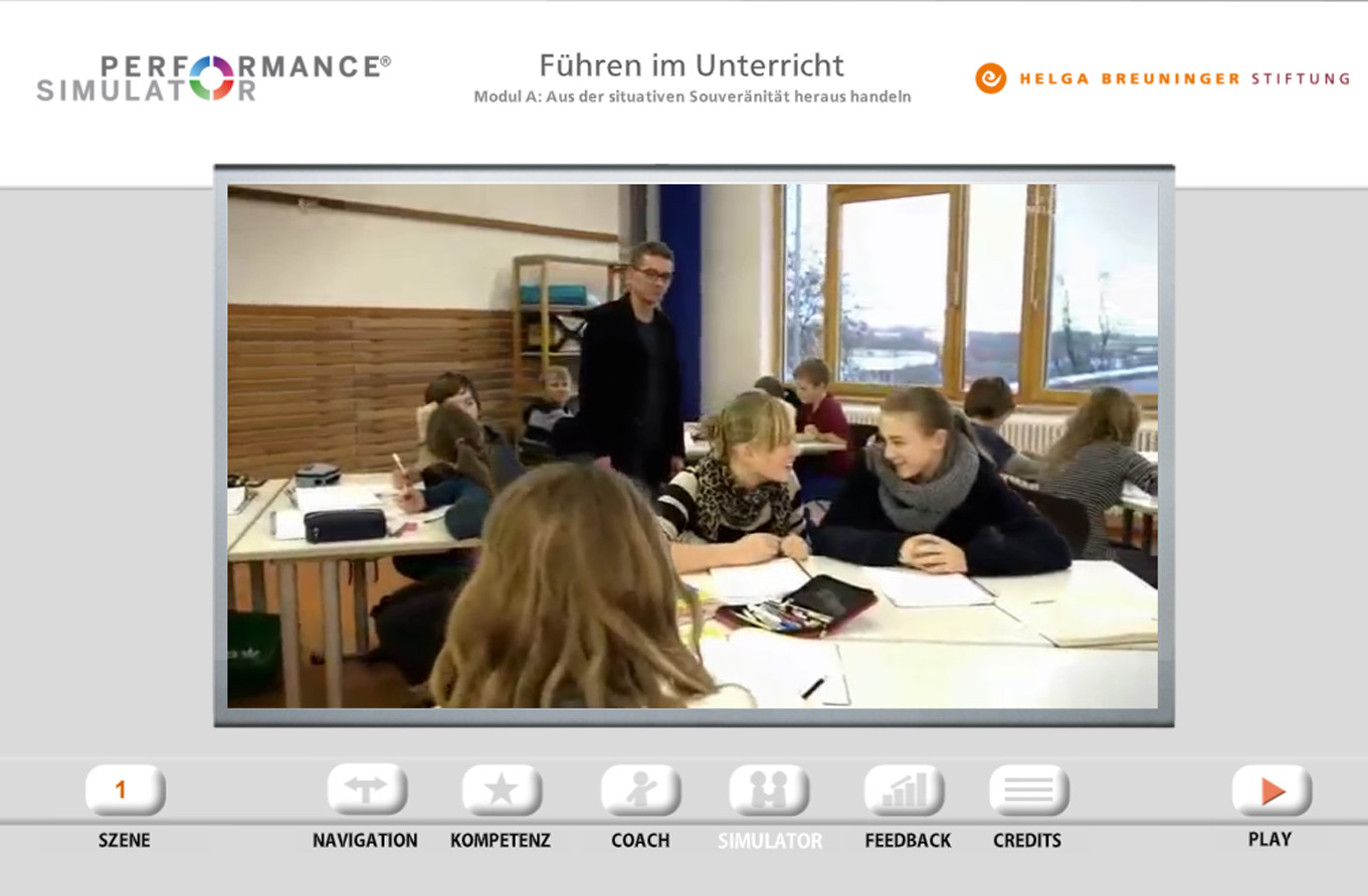 PERFORMANCE SIMULATOR® – CLASSROOM MANAGEMENT