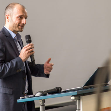Markus Peterhänsel in the role of moderator